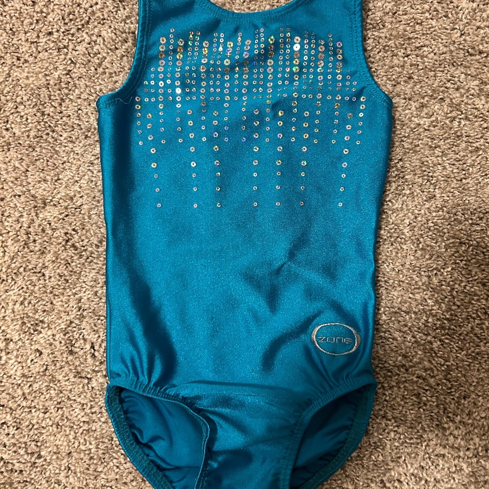 Ozone Blue Gymnastics Leotard CS
